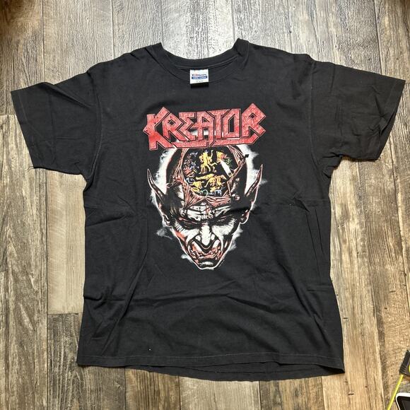 1991 Kreator Coma of Souls Metal Band Mens Black Extra large t shirt - Picture 1 of 6